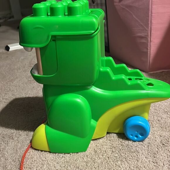 MEGA BLOKS Jammy Stackers T-Rex Toy Block Building Set Toddlers 1-3 NWOT - Picture 9 of 14